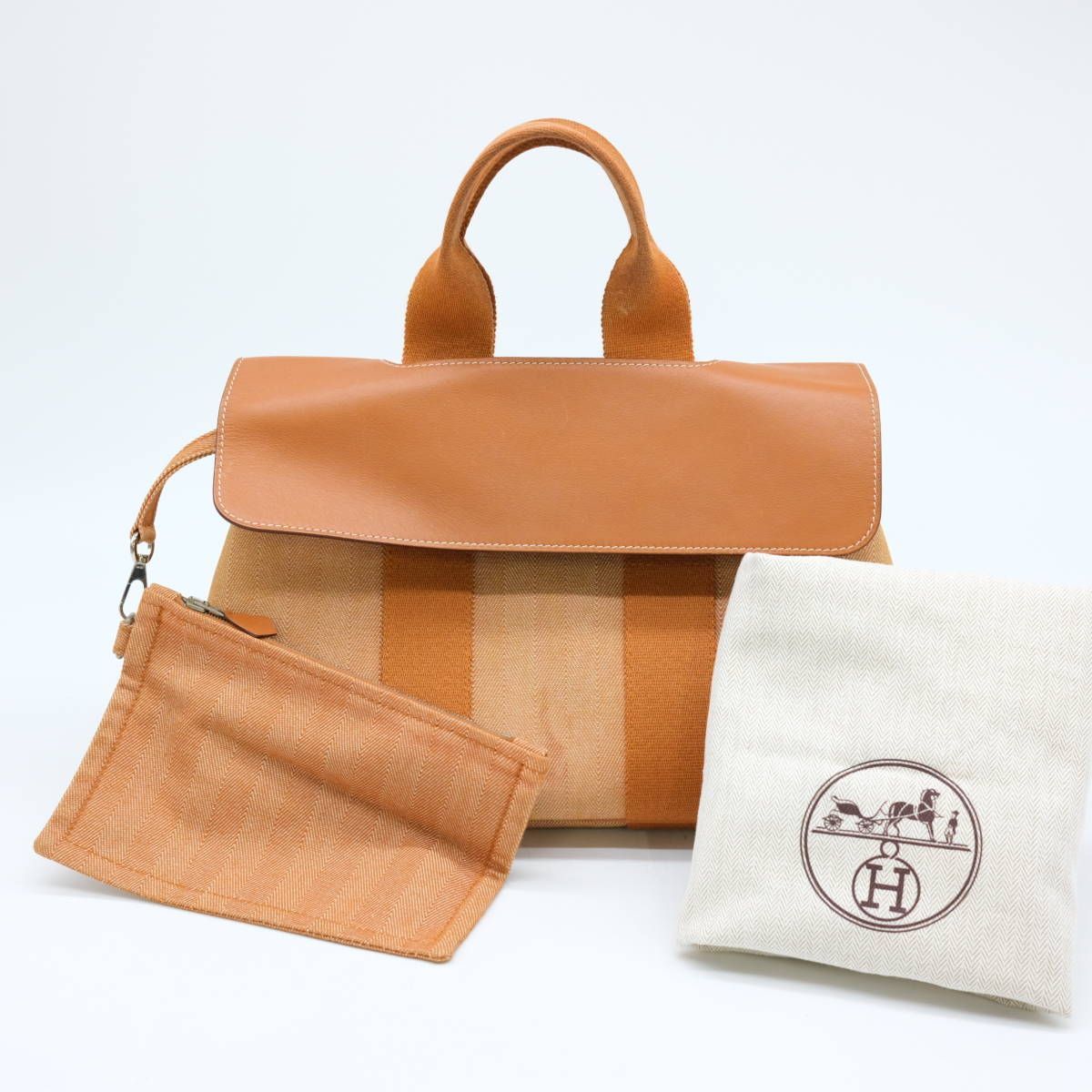 HERMES エルメス ヴァルパライソPM ハンドバッグ トート レザー