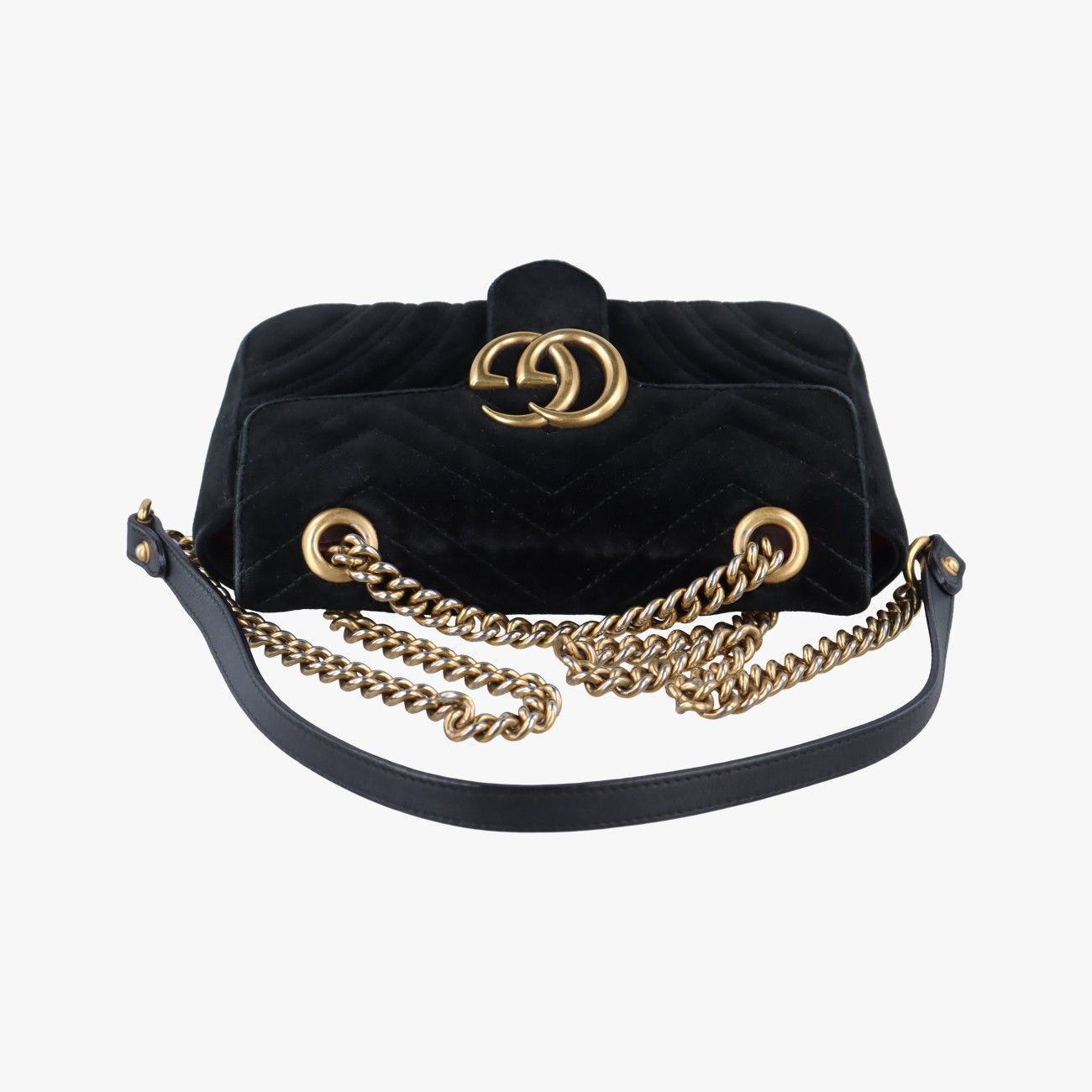 グッチGucciGGマーモントブラックベロア446744F022390003