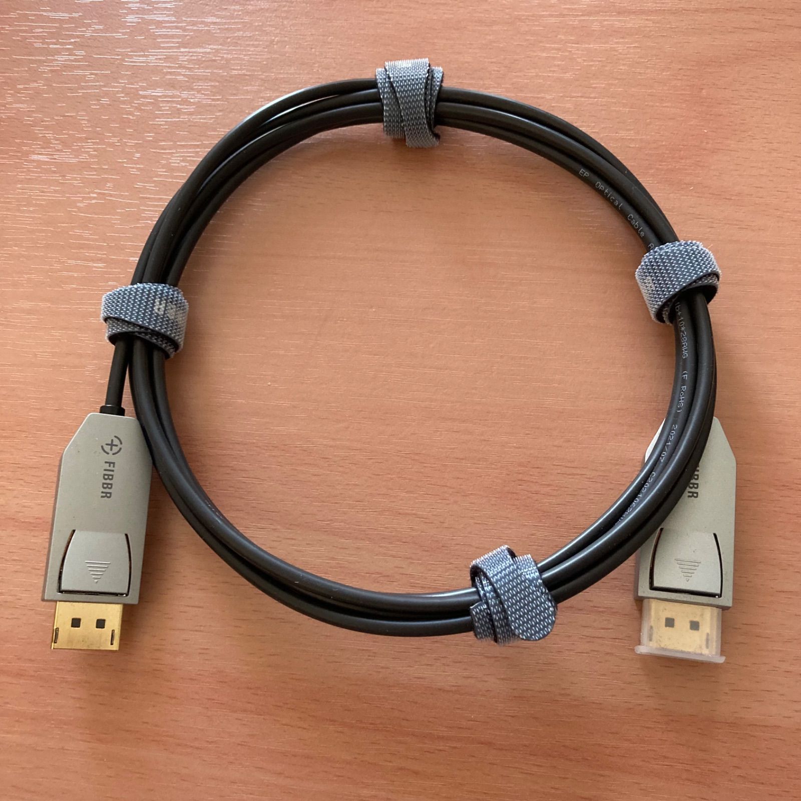 C-153 FIBBR 光ファイバー DP 1.4 ケーブル Displayport to