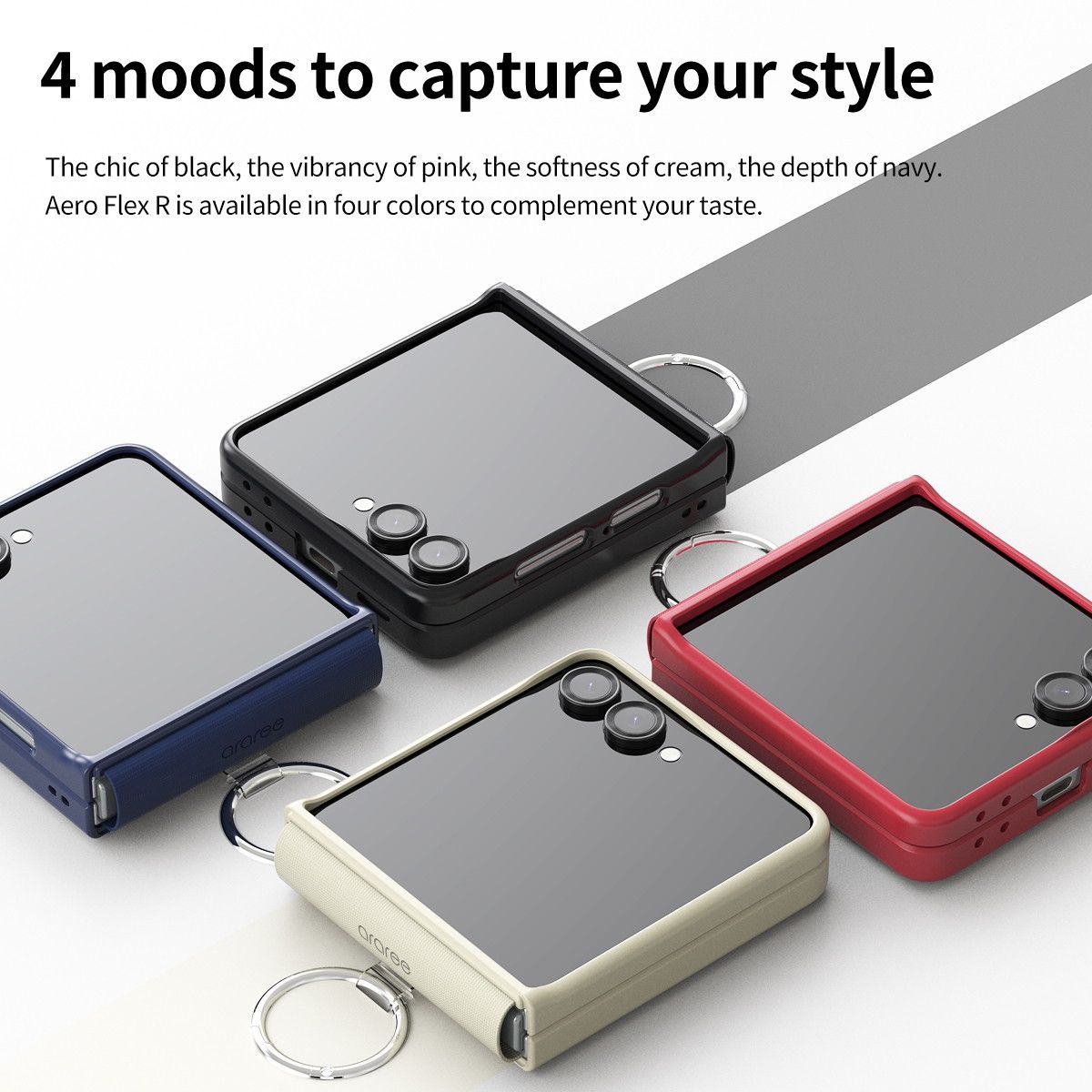 pareさま専用 araree（アラリー） [Galaxy Z Flip7 用] MagSafe対応 Aero Flex M