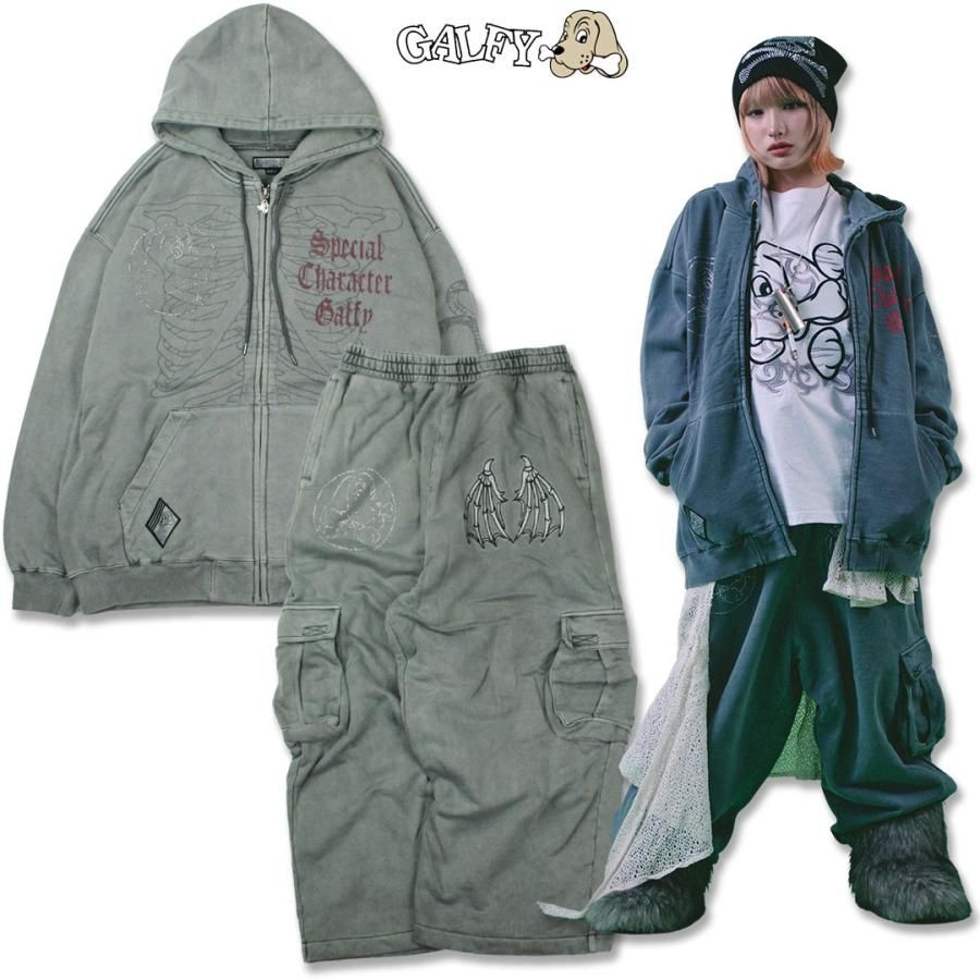 ガルフィー GALFY スケルトン☆ウイングパーカー スケルトン☆ウイング