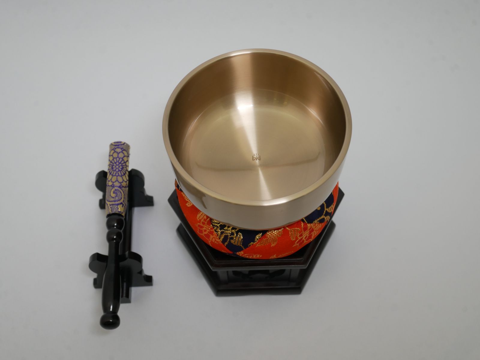 仏具 京仏具 松虫 りん 3 5寸 フッ素加工 み