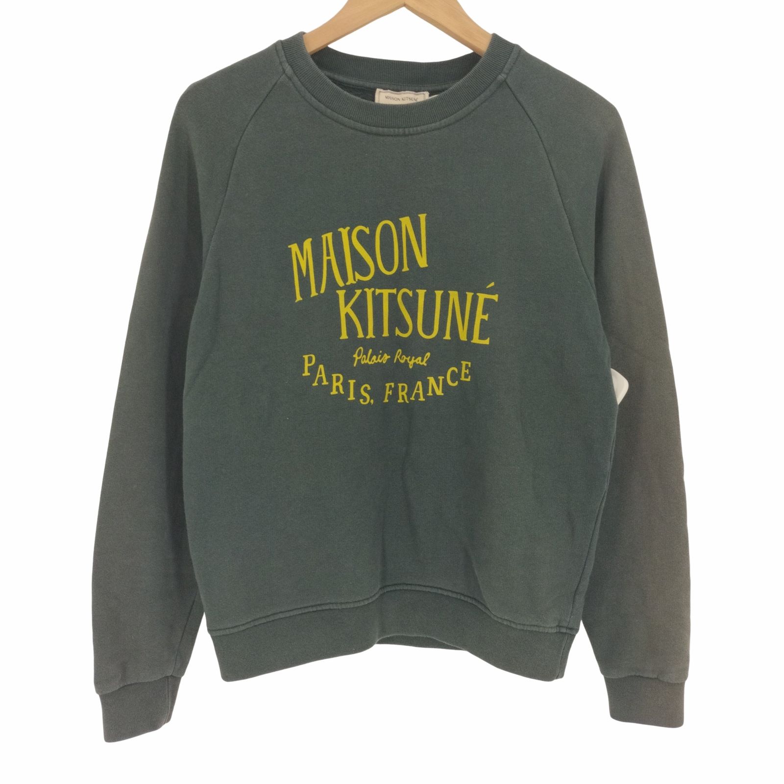 メゾンキツネ maison kitsune フロント プリント プルオーバー 