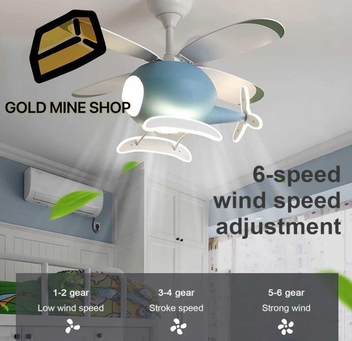 調光シーリングライト、マルチスピード DC モーター リバーシブル 6