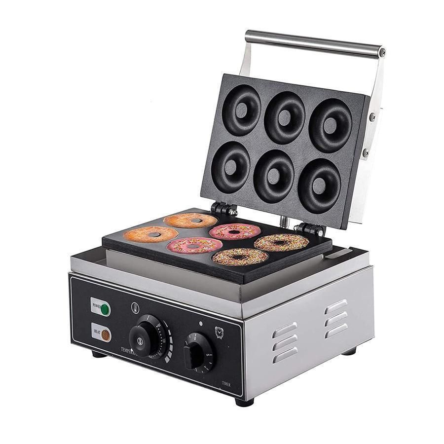 ドーナツメーカー 焼きドーナツ ドーナツメーカー 焼きドーナツ 電気 ドーナツマシン 110V 1550W 業務用 家庭用 6枚組プレート 調理家電 操作が簡単ドーナツマシン 110V 1550W 業務用 家庭用 6枚組プレート 調理家電 操作が簡単