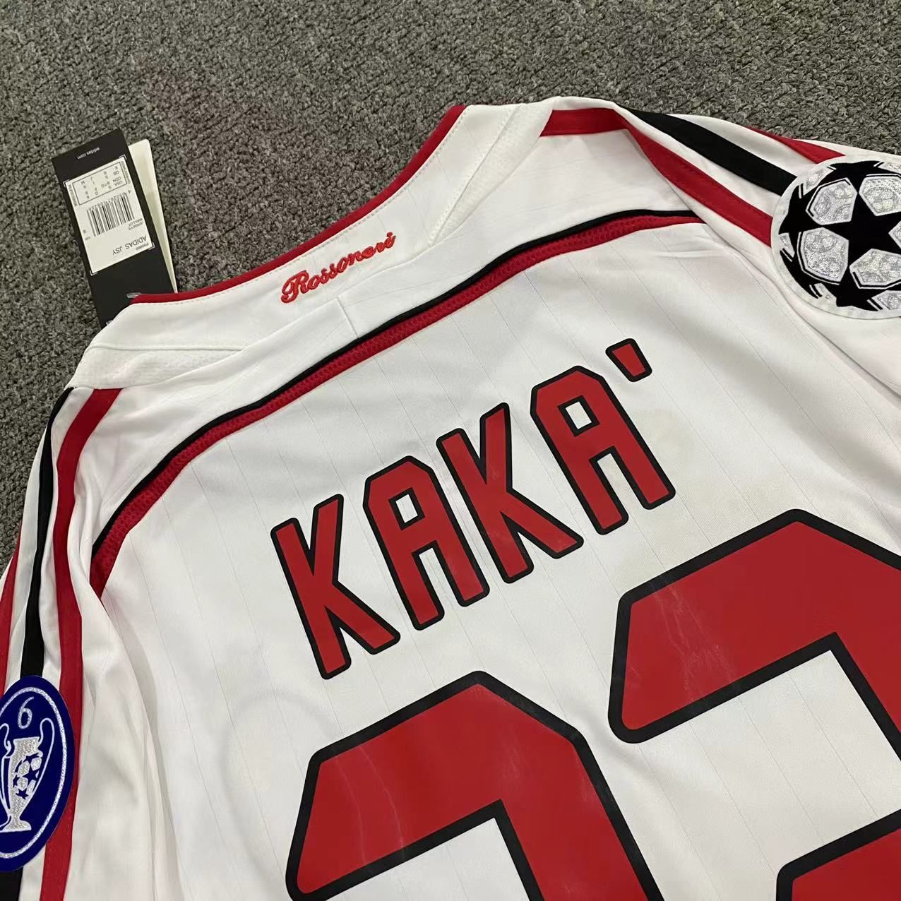 新品 2006-2007 ACミラン ユニフォーム カカ 長袖 22番 KAKA