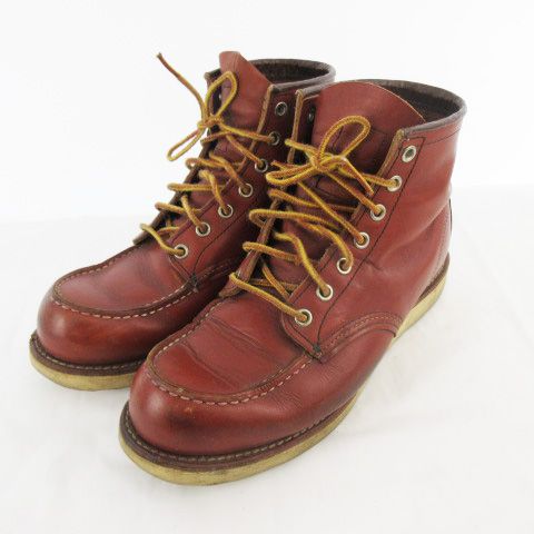 レッドウィング REDWING 14年製 羽刺繍タグ アイリッシュセッターブーツ 8875 US7 25ｃｍ 赤茶系 USA製 