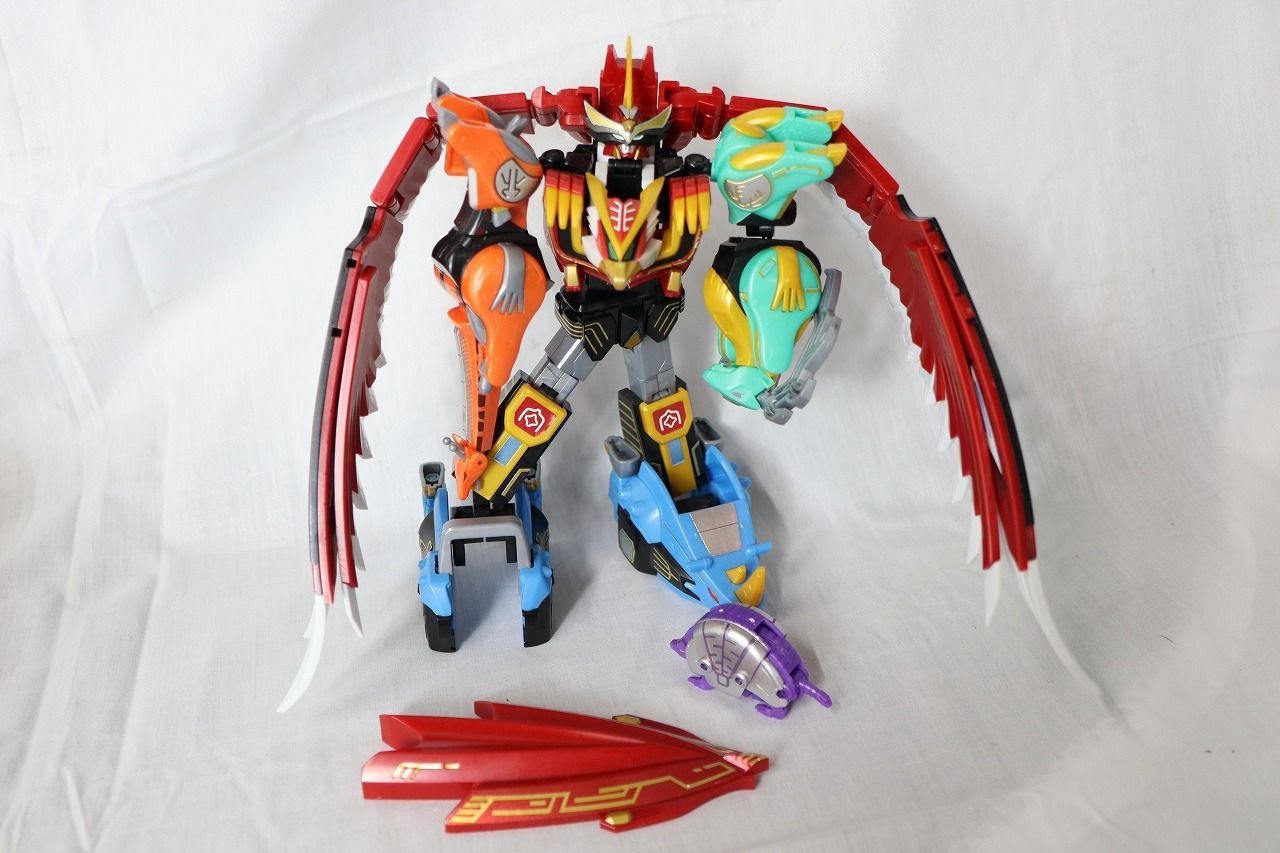 最終値下げです！百獣戦隊ガオレンジャー　超合金ガオマッスル　バンダイ ◇バンダイ DX 百獣戦隊 ガオレンジャー ガオイカロス 超合金