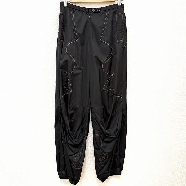 anc エイココンドウ EIKO KONDO パンツ 42 黒系 ステッチ ナイロン