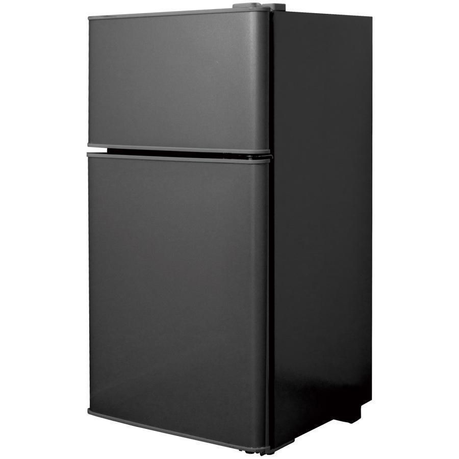 Amazon.co.jp: SAMKYO 冷蔵庫 95L 小型 一人暮らし 2ドア 家庭用 耐熱天板 コンパクト 左右開き対応 静音 ブラック  GU90 ブラック : 大型家電