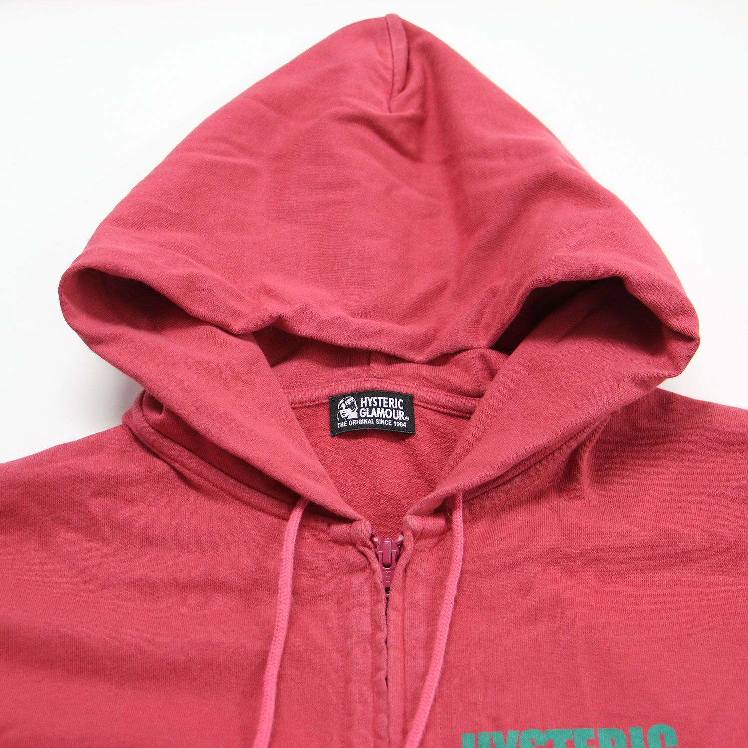 HYSTERIC GLAMOUR フード付きパーカー レッド HYSTERIC GLAMOUR フード付きパーカー レッド