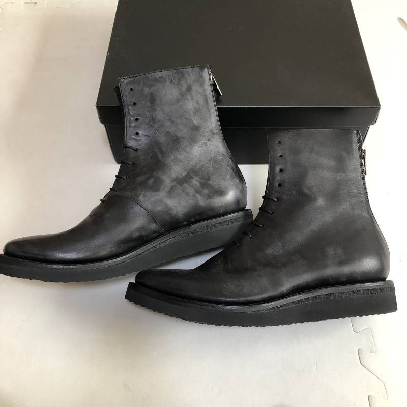 タ 未使用 タグ付き WJK 8967 bt47e back zip boots(function sole