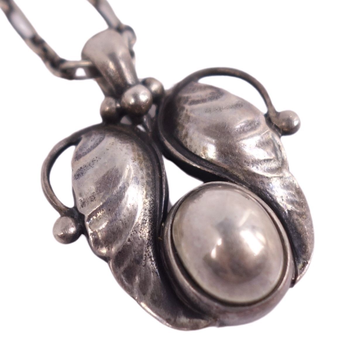 美品 ジョージジェンセン GEORG JENSEN ネックレス ペンダント 19 
