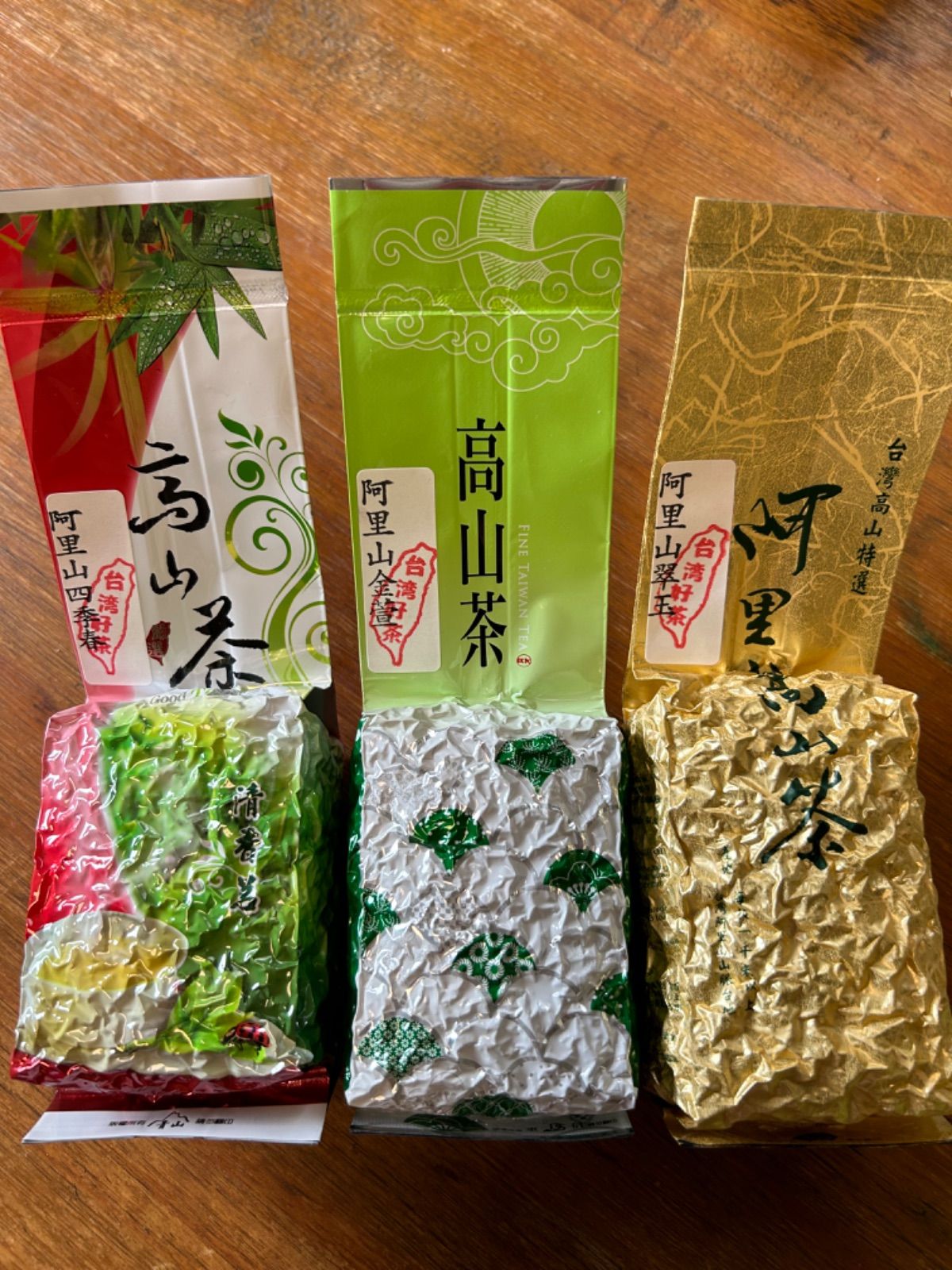 【台灣好茶】阿里山高山茶 三兄弟　阿里山翠玉、阿里山金萱、阿里山四季春 春茶 台湾好茶】台湾阿里山高山茶 ☆阿里山金萱、翠玉、四季春高山茶