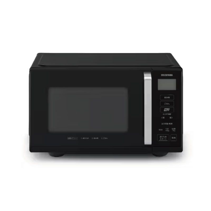 メーカー正規品 IRIS OHYAMA アイリスオーヤマ 電子レンジ IMB-F2202-B 22L フラットテーブル 時短機能付き ブラック