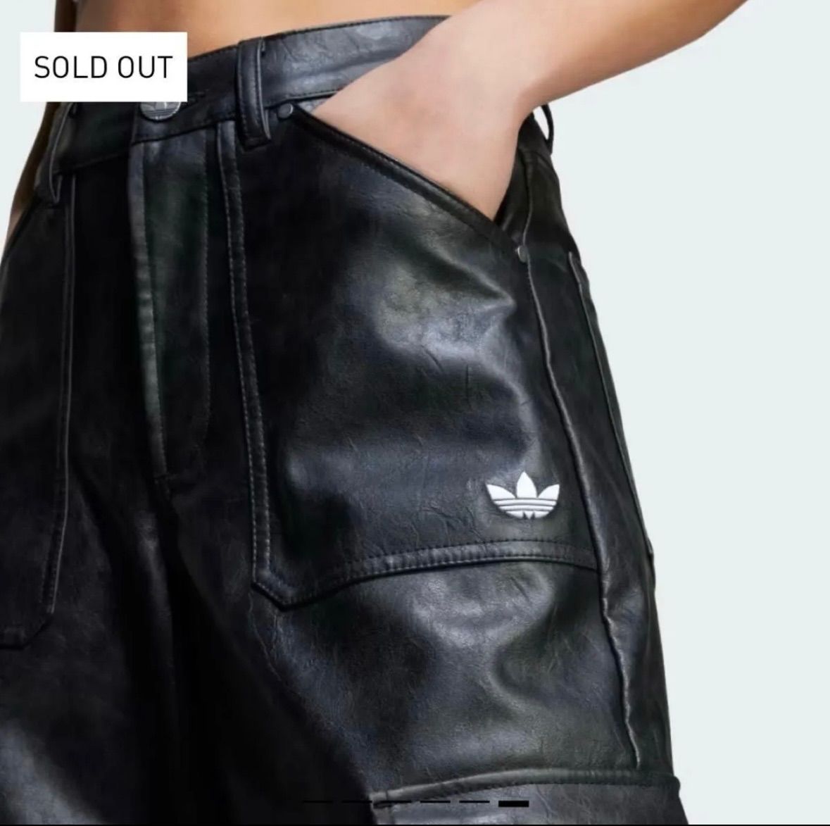 【完売品】Adidas adilenium ビンテージ レザーパンツ 25サイズ 完売品】Adidas adilenium ビンテージ レザーパンツ 25サイズ