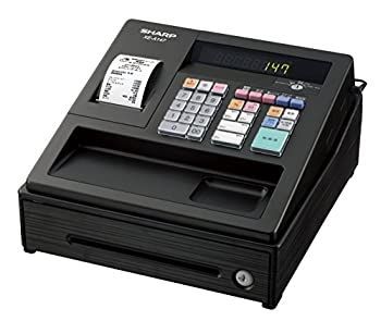 【中古】シャープ 電子レジスタ 8部門 ブラック系 XE-A147-B