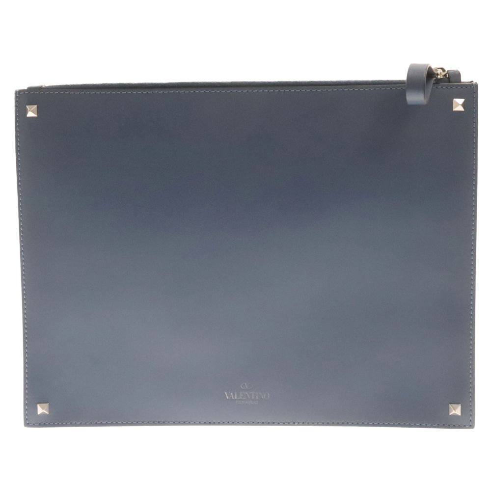 【VALENTINO】VLTN ロゴ クラッチ 関税負担なし☆VALENTINO ヴァレンティノ Clutch VLTN ポーチ