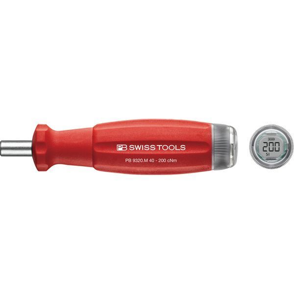 PB SWISS TOOLS ピービースイスツールズ デジタルトルクハンドルV02 トルク調整範囲 Nm 0.4-2.0 9320.M0.4-2.0JCBB