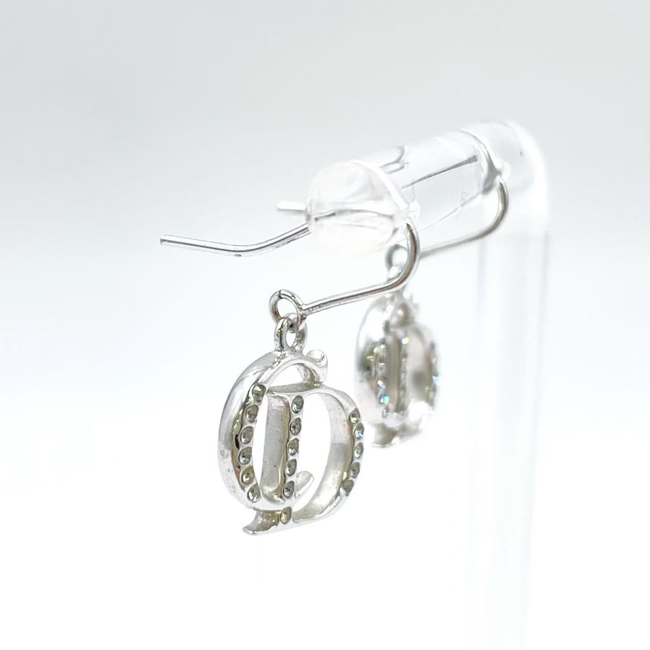 CDロゴ　スター　カラーストーン　イヤリング COLOR CALYX PIERCED EARRINGS(オレンジムーンストーン)(2JP1072