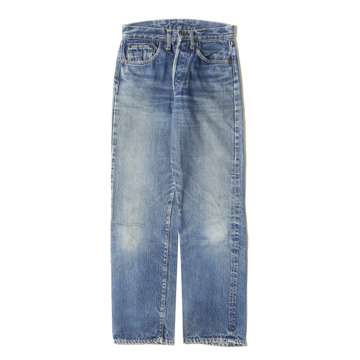 Levis リーバイス デニムパンツ サイズ:詳細参照(W27位) 60s 501 BigE デニム パンツ Vステッチ インディゴ 45% 60年代 vintage ヴィンテージ 古着 ボトムス ジーンズ ジーパン【メンズ】