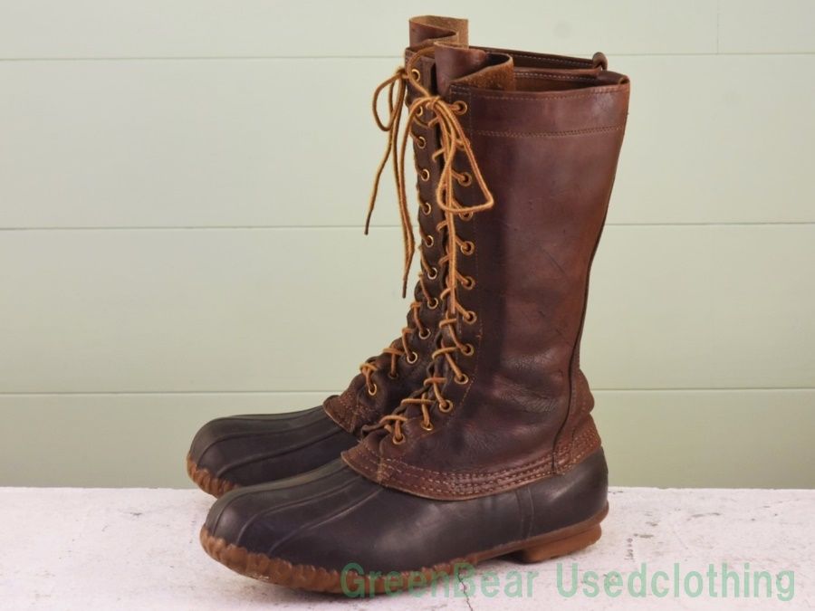 Y076◆ L.L.Bean ビンテージ ビーンブーツ 茶 メンズ 11W 29cm