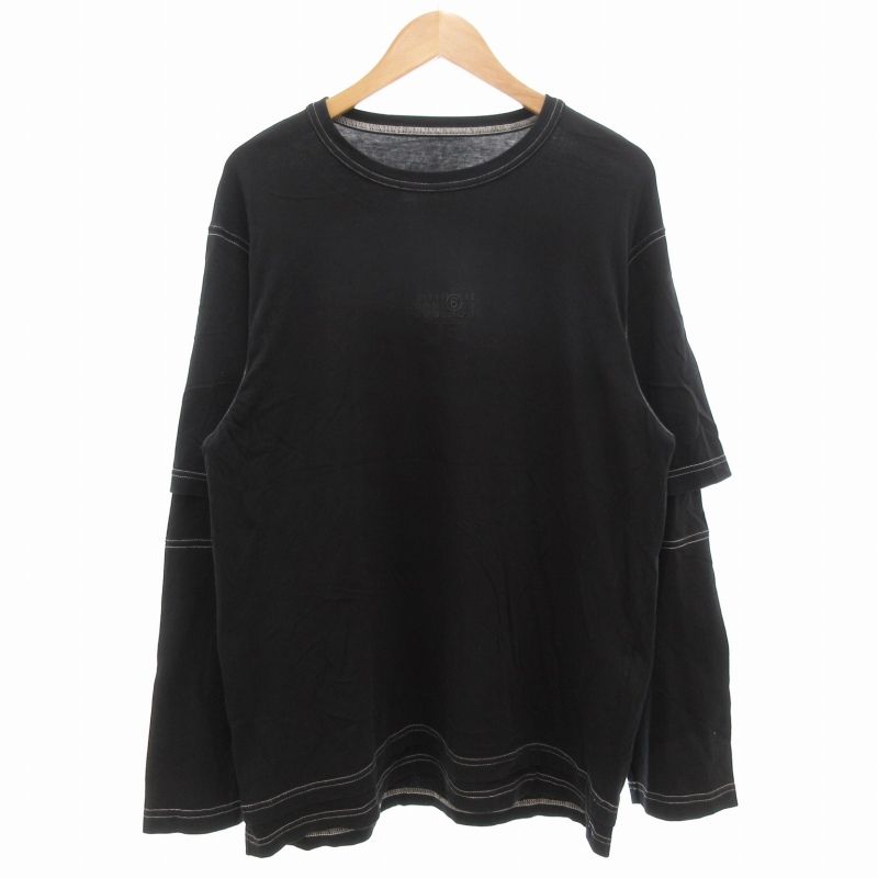 【S】MM6 マルタンマルジェラ ロングスリーブ Tシャツ 長袖 楽天市場】MM6 エムエムシックス メゾンマルジェラ 長袖 Tシャツ