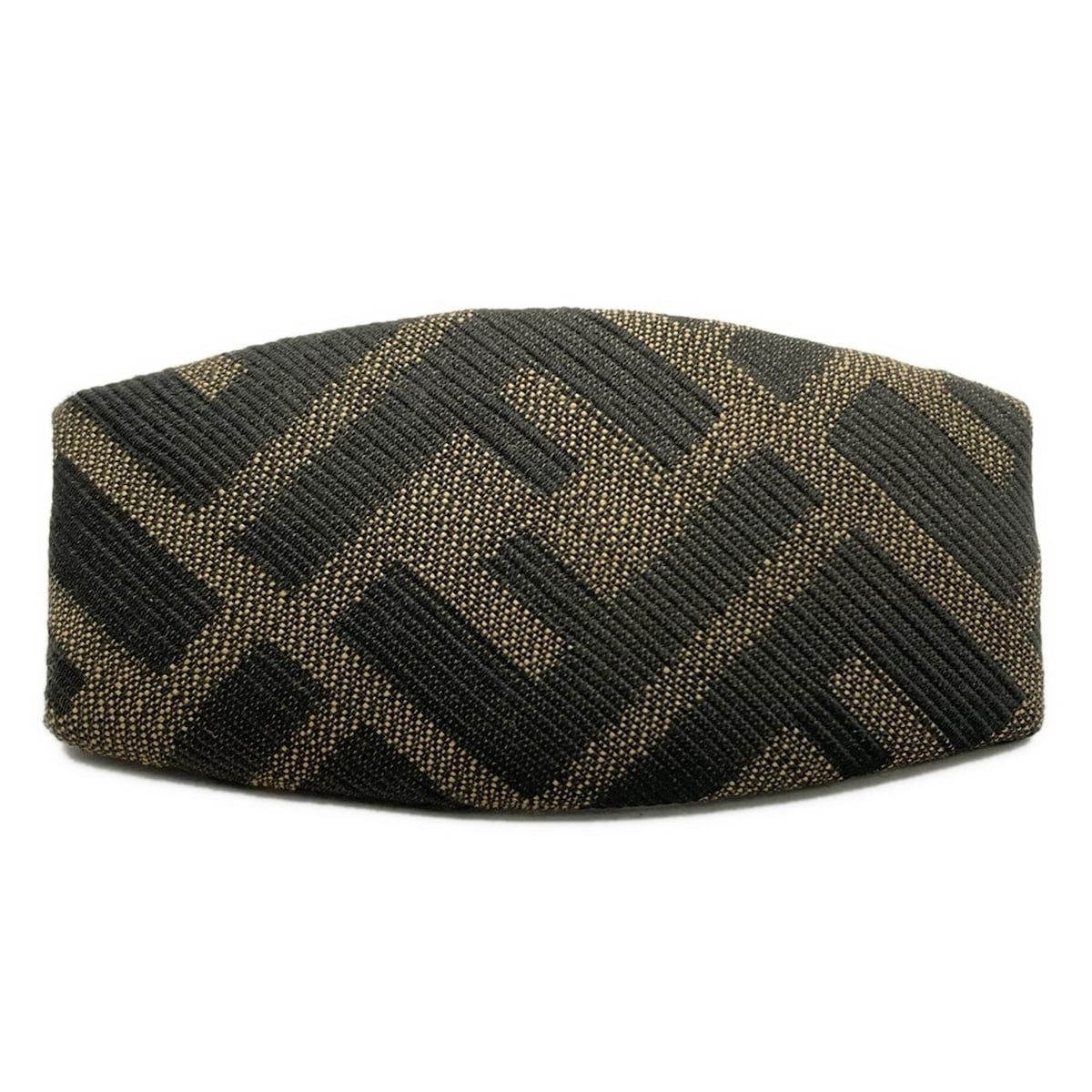 FENDI フェンディ ズッカ バレッタ FF Hair ブラウン レディース FENDI フェンディ ズッカ バレッタ FF Hair ブラウン レディース