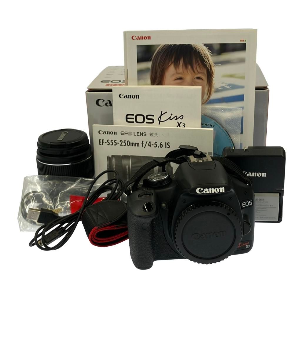 Canon デジタル一眼レフカメラ Kiss X3 レンズキット 訳あり キヤノン