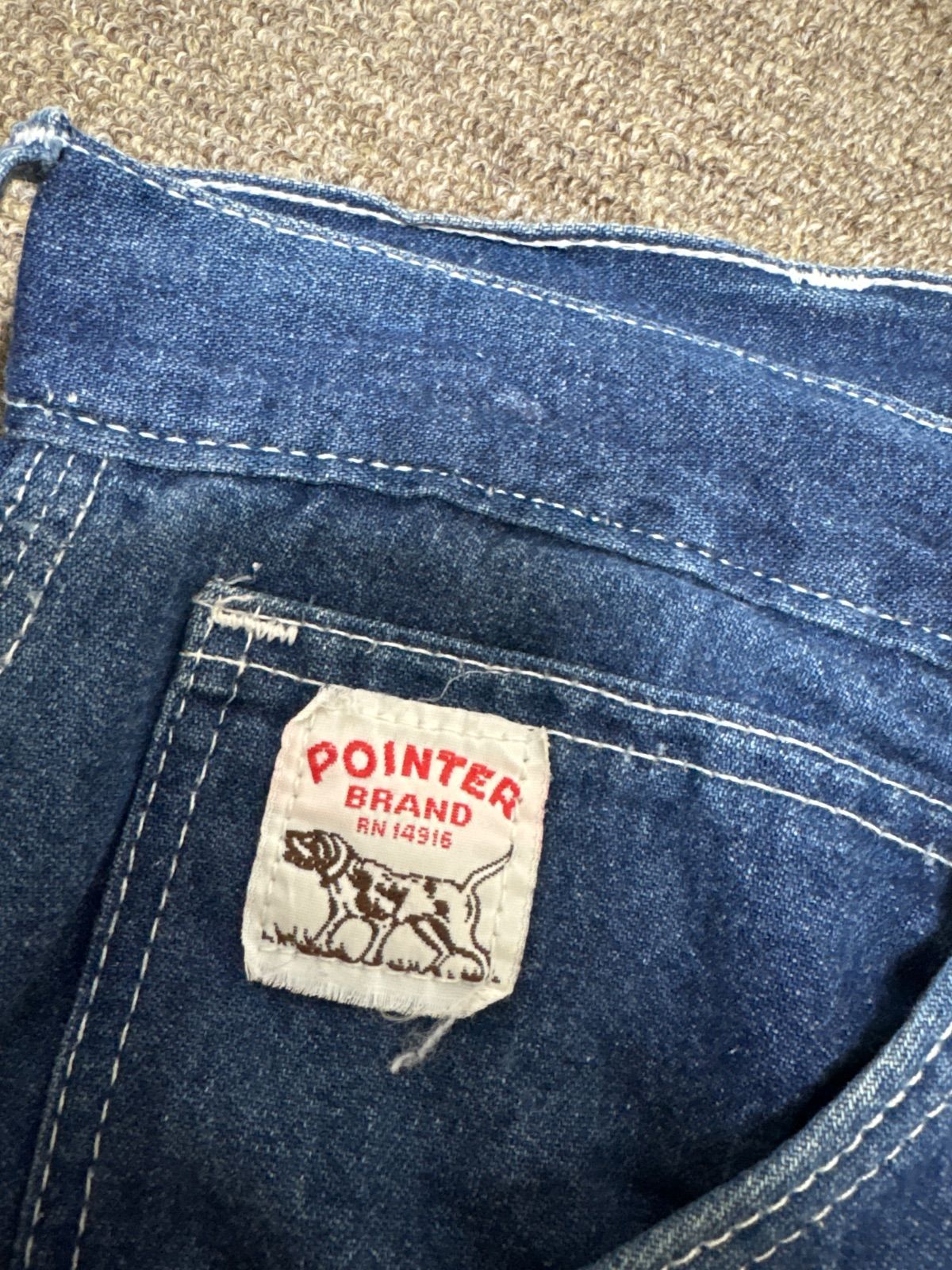 90s′アメリカ製 ポインター POINTER ペインターデニムパンツ ワーク