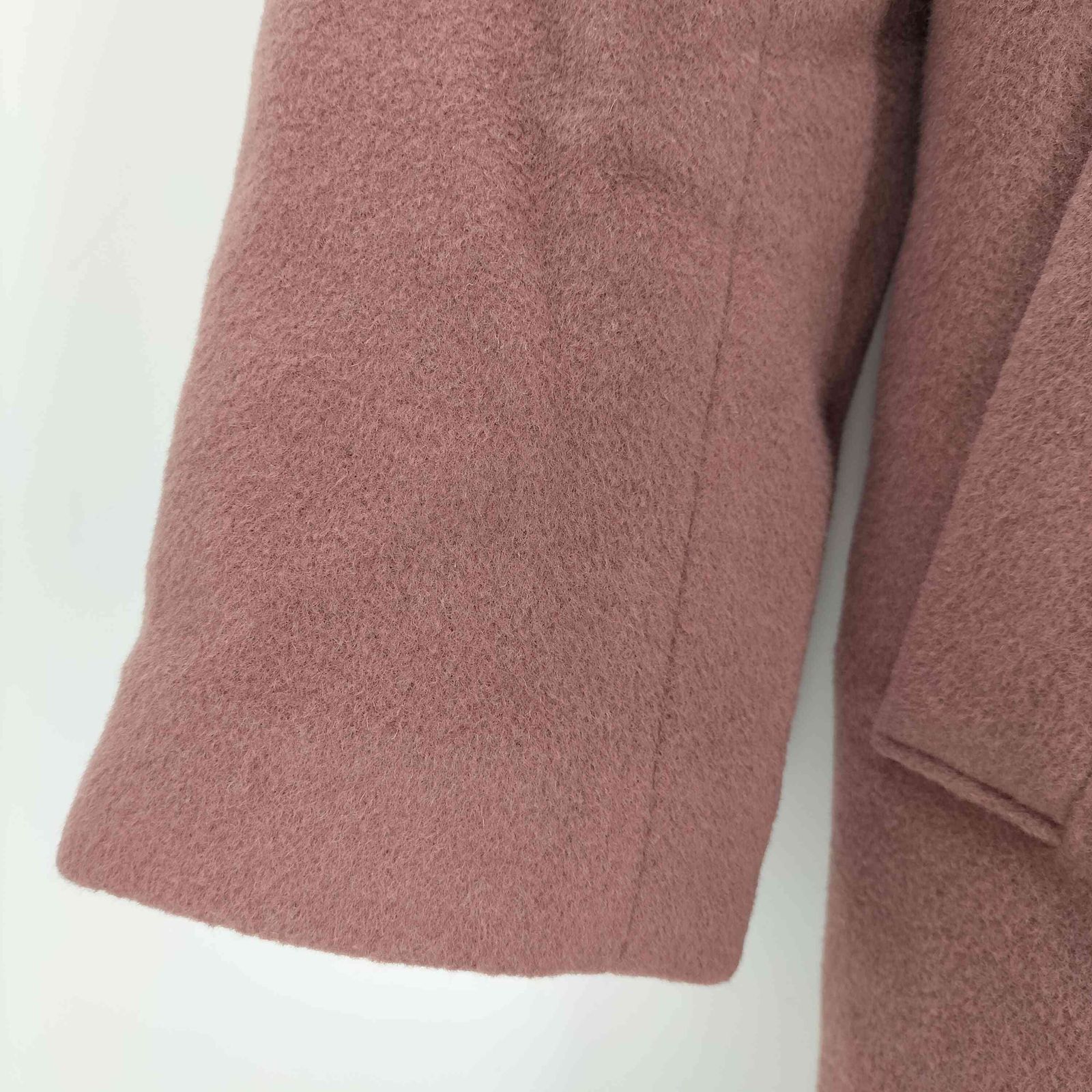 Demi-Luxe BEAMS アンゴラ混 チェスターコート ピンク 38