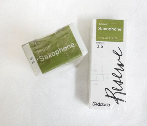 ダダリオ）テナーサックスリード レゼルヴ 3.5番 2箱セット 【旧