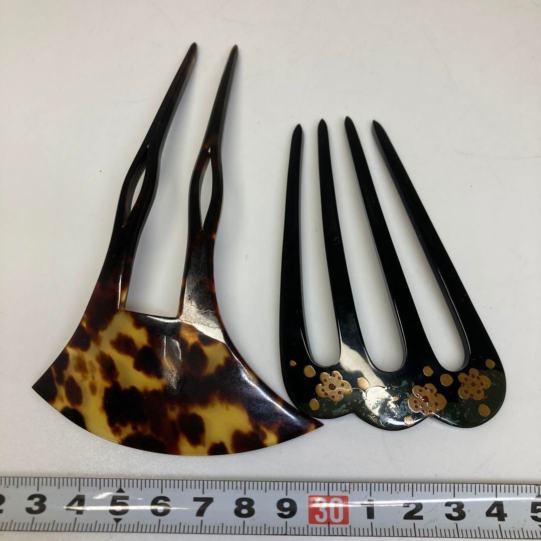 本鼈甲 くし 簪等 6点 タトチ 東さ6-0627ア⑲