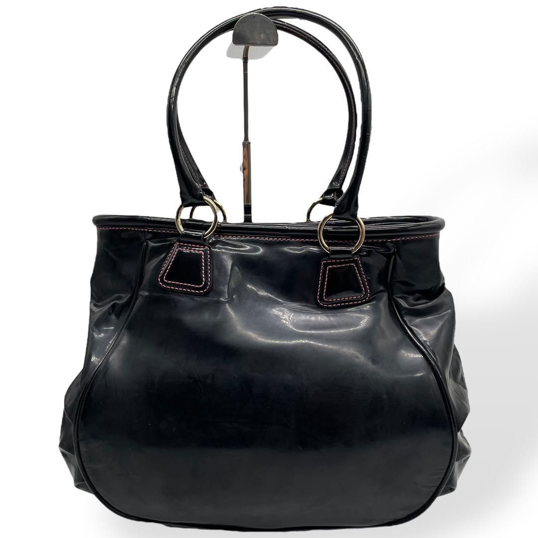 【美品】ANNA SUI エナメル ハンドバッグ 美品 ANNASUI アナスイ ハンドバッグ エナメル トートバッグ
