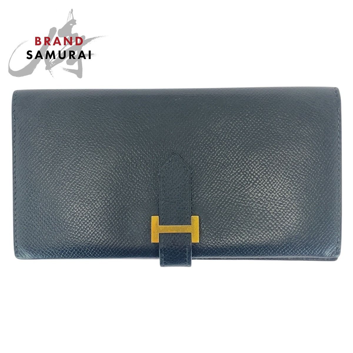 美品 HERMES エルメス べアン ブラック 黒 ゴールド金具 ボックス