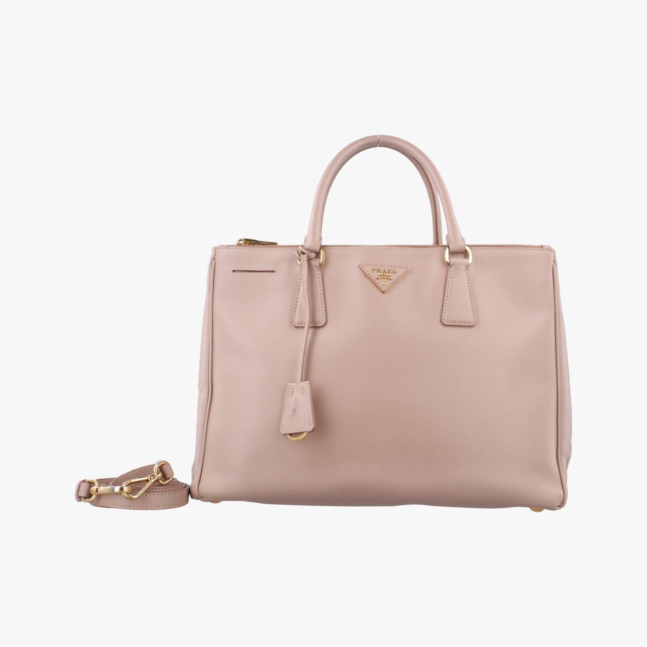 プラダPradaガレリア ピンク サフィアーノレザー BN2274 180