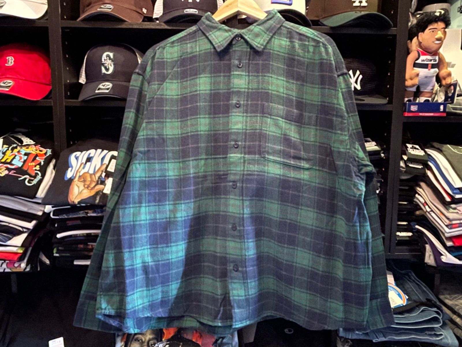 XLARGE FUNKY RECORDS L/S SHIRT GREEN Lサイズ - メルカリ