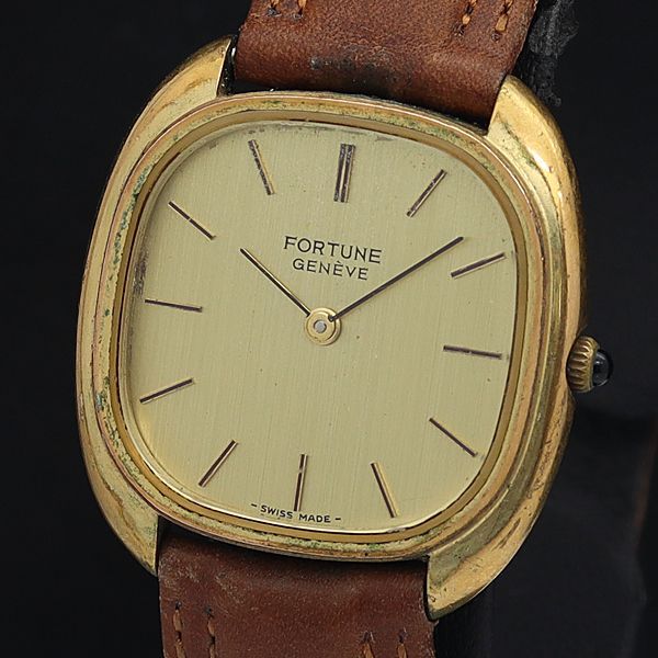 FORTUNE GENEVE 腕時計 ジャンク品 - 金属ベルト