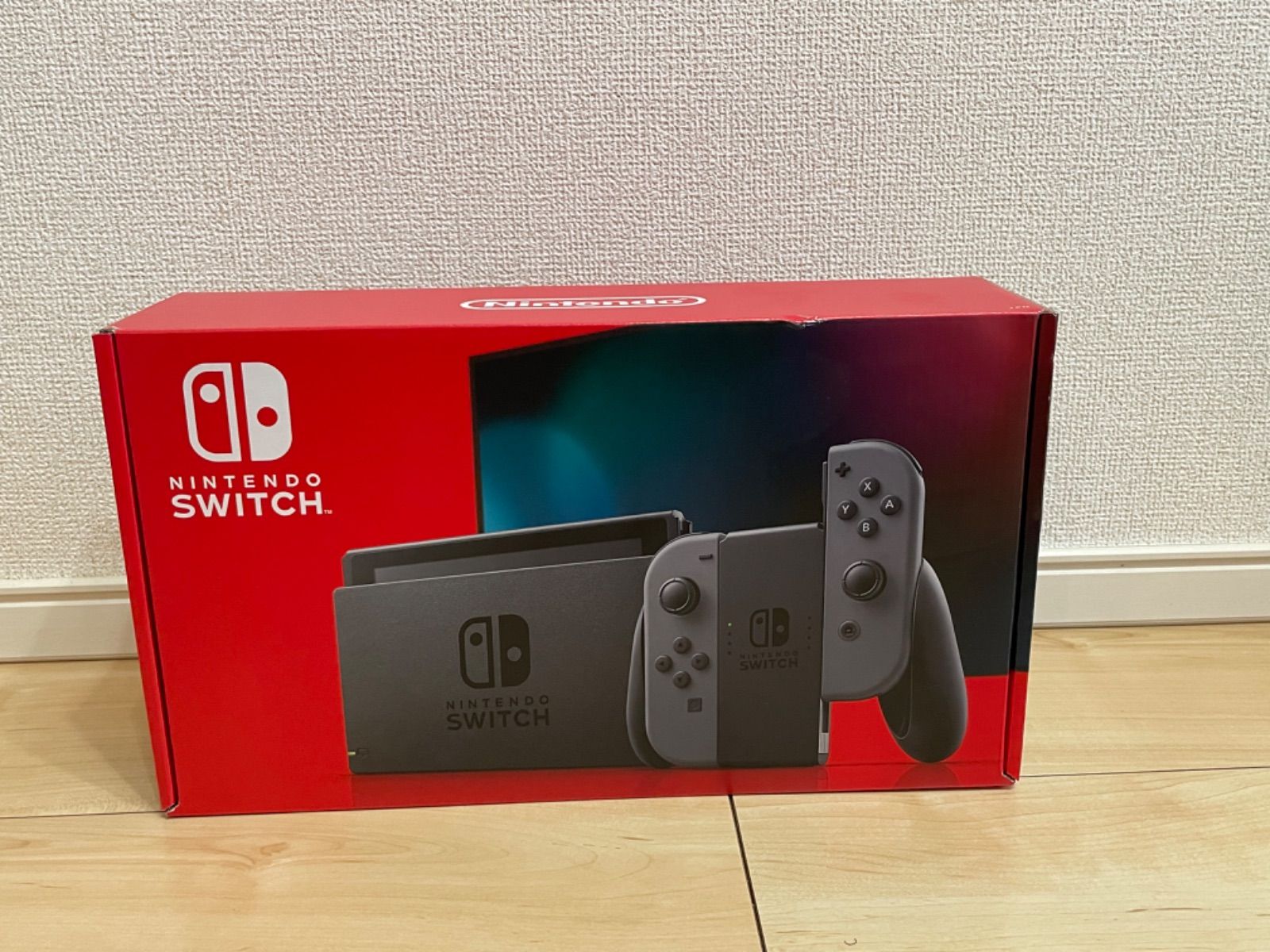 Nintendo Switch 本体 グレー バッテリー長持ちタイプ - junshop