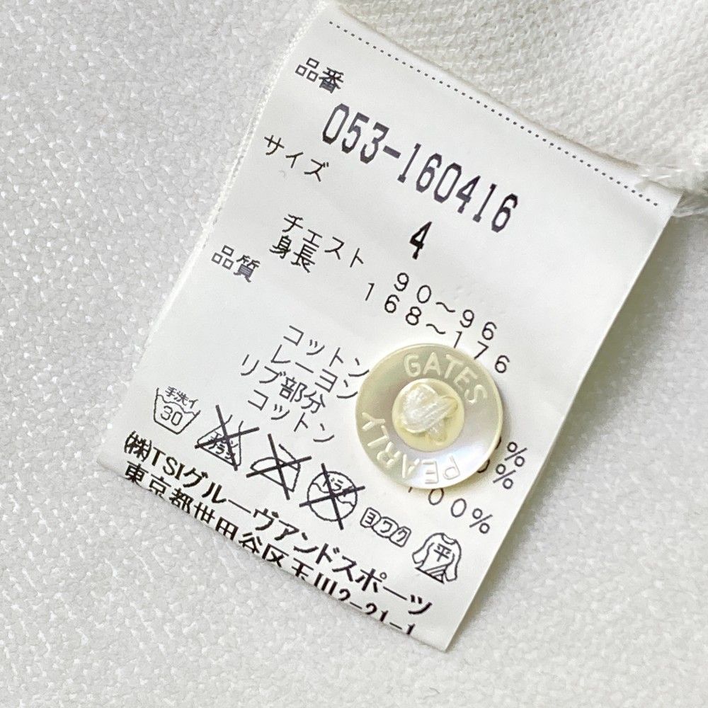 高級！パーリーゲイツ PEARLYGATES ゴルフシャツ　サイズ4 PEARLY GATES ゴルフシャツ サイズ4 高級！パーリーゲイツ PEARLYGATES