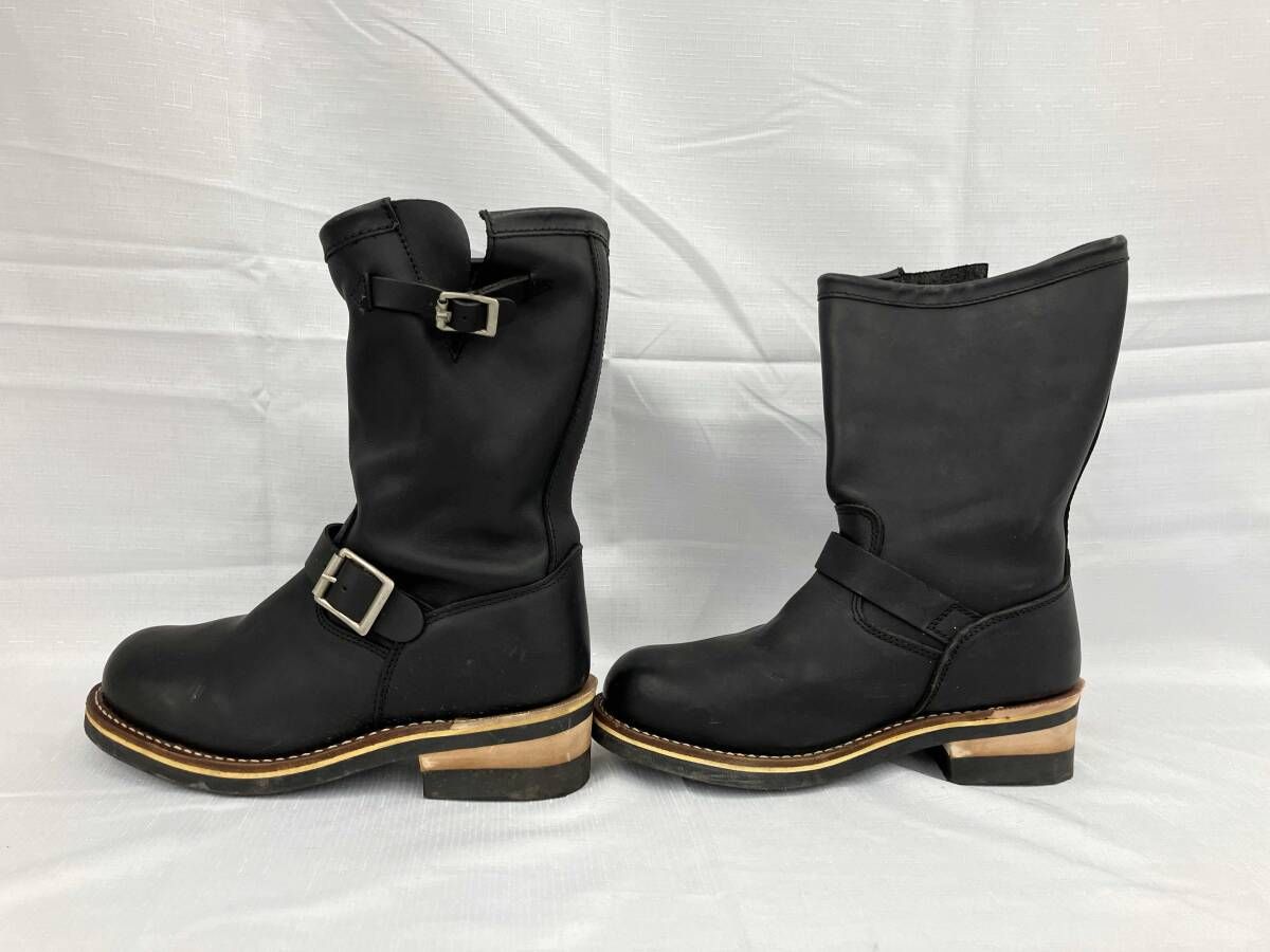 ジェロニモ エンジニアブーツ 黒 ジェロニモ ブラックレザー ブーツ G