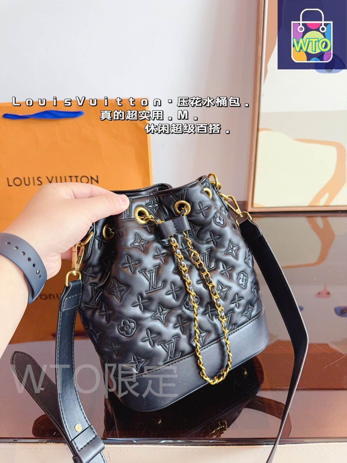 LVエンボスバケツバッグ ハンドバッグバッグ