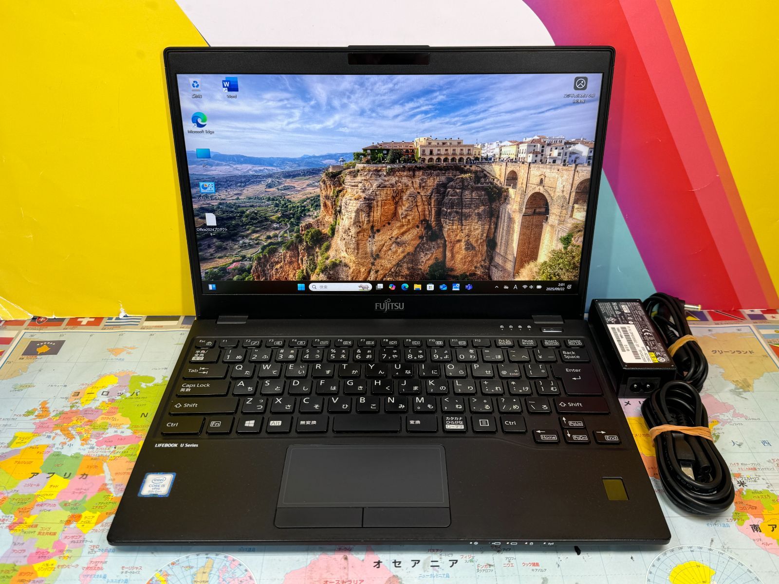 Office2024 富士通 U939/B 13.3型 超軽量 ノートPC 良品 - メルカリ