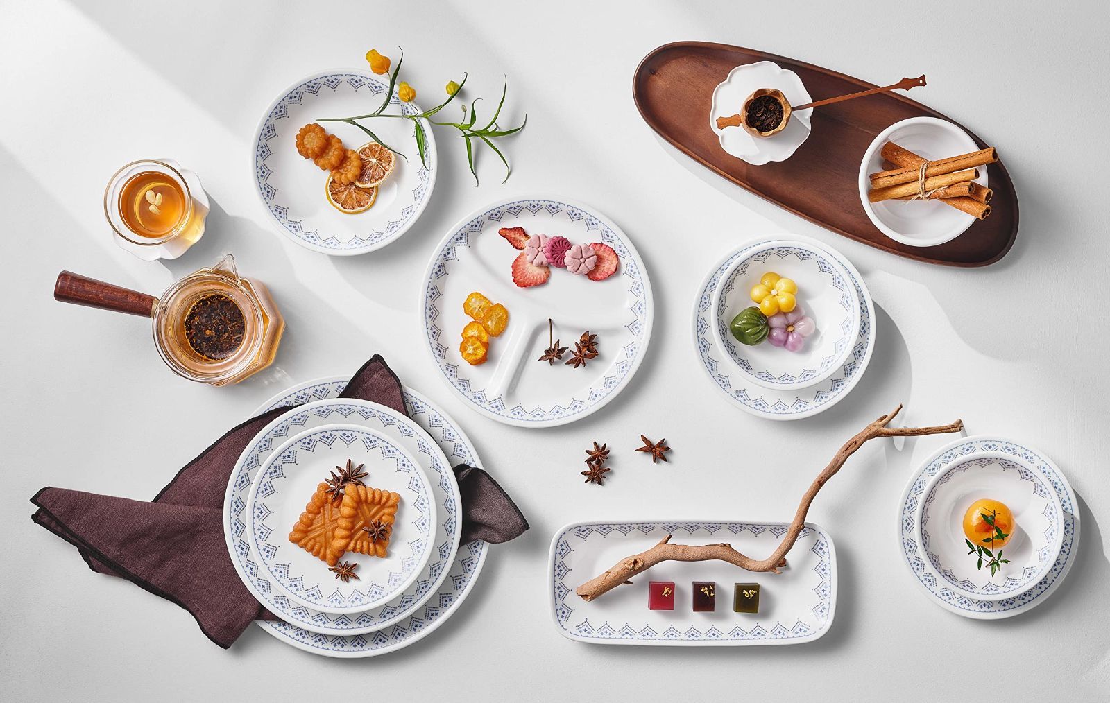 CORELLE コレール 多様ボウル 大サイズ 皿 プレート 割れにくい 軽量 電子レンジ対応 オーブン対応 食洗機対応 パッチワーク J428-PTW CP-8784