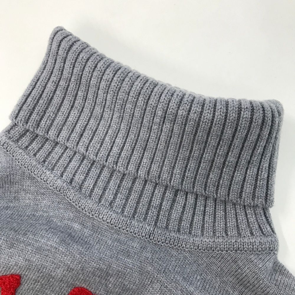 サイズ：M MUNSING WEAR マンシングウェア  タートルネック ウール ニットワンピース  グレー系 [240101477436] ゴルフウェア レディース ストスト サイズ：M MUNSING WEAR マンシングウェア タートルネック
