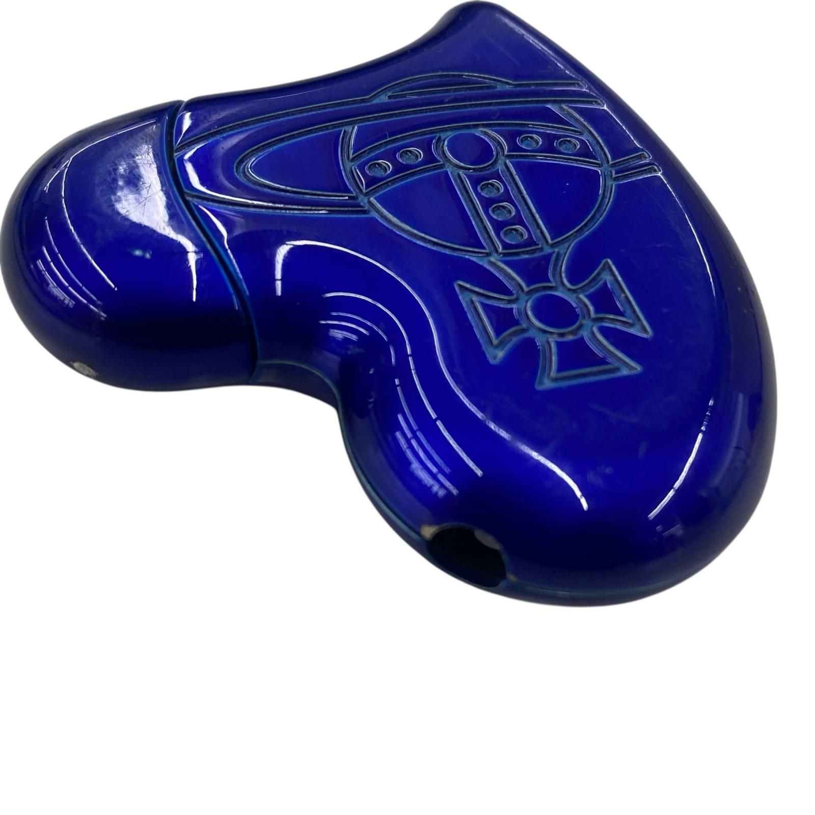 今年も大人気！ 186005 Vivienne Westwood ヴィヴィアンウエストウッド ハート型 シェイプ ライター ブルー 繊細さのある