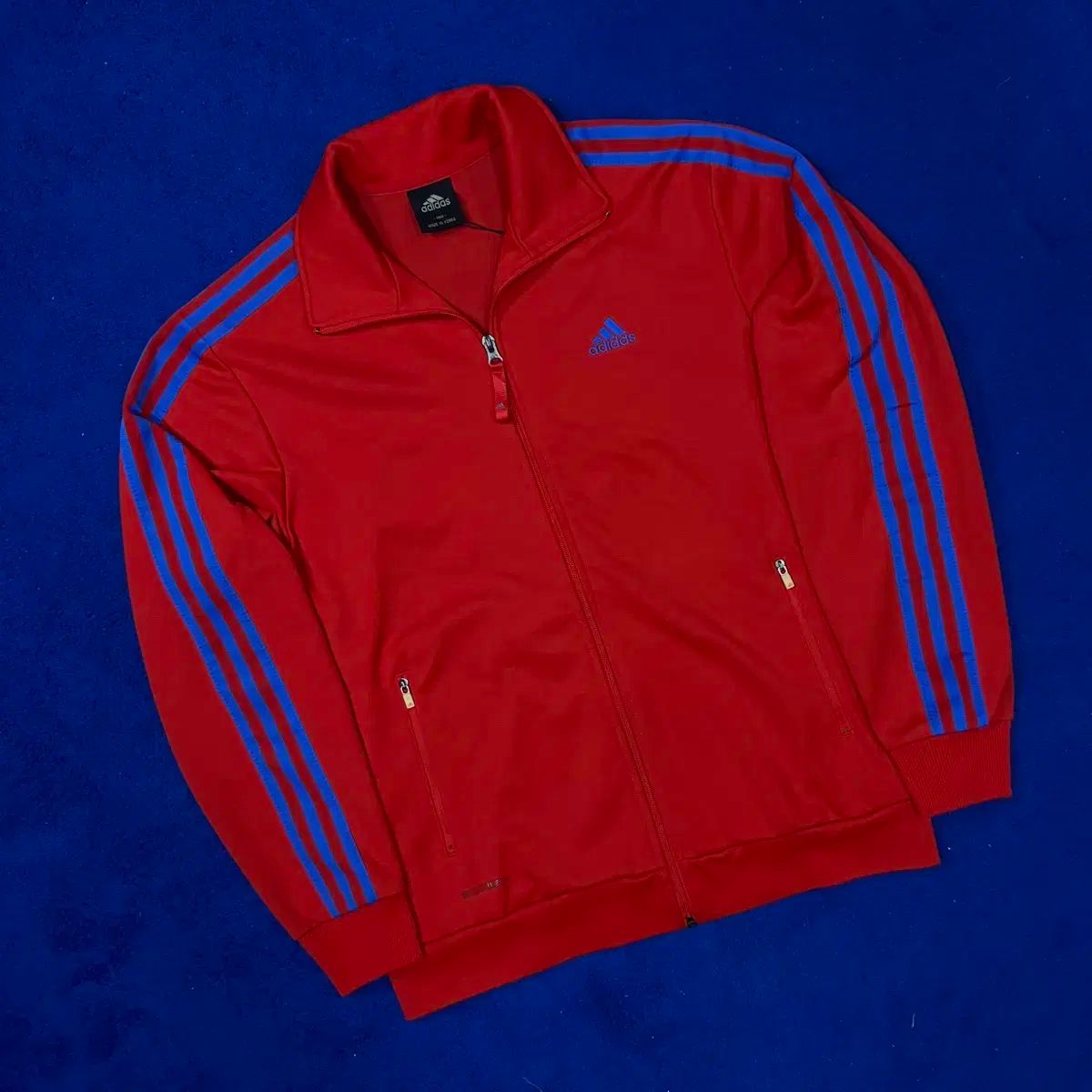 adidas ジップアップ トラックジャケット アディダス ジャージ レッド 