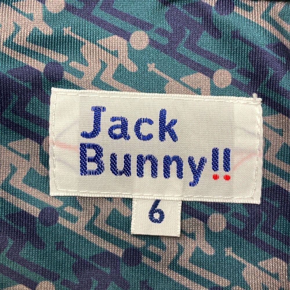 サイズ：6 JACK BUNNY ジャックバニー  長袖シャツ ボタンダウン 総柄 グリーン系 [240101218569] ゴルフウェア メンズ ストスト