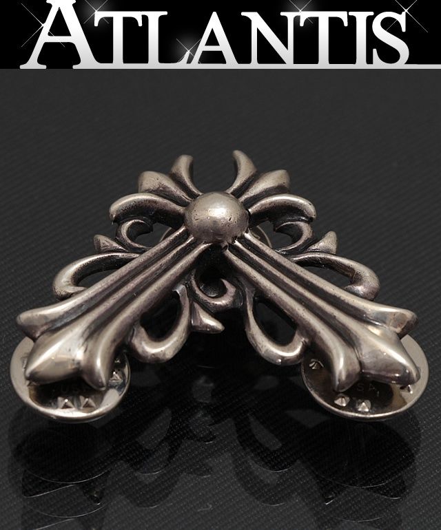 クロムハーツスティックピン　フローラルクロスコーナーラージピンバッジシルバー？￼ 楽天市場】【CHROME HEARTS クロムハーツ ピンズ バッジ
