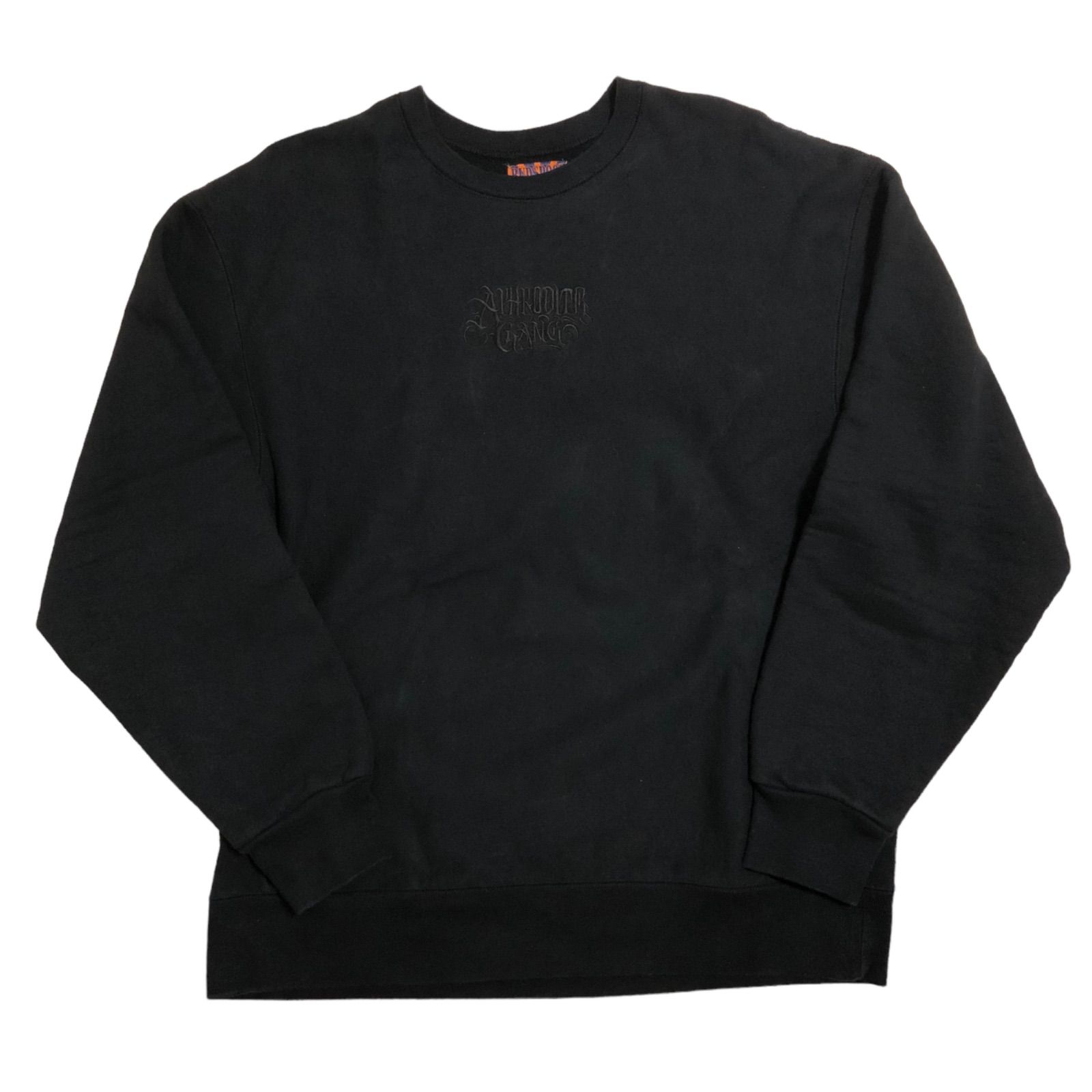 BUDSPOOL　舐達麻　スウェット　ブラック　刺繍ロゴ　CLASSIC LOGO CREW NECK SWEAT SHIRT